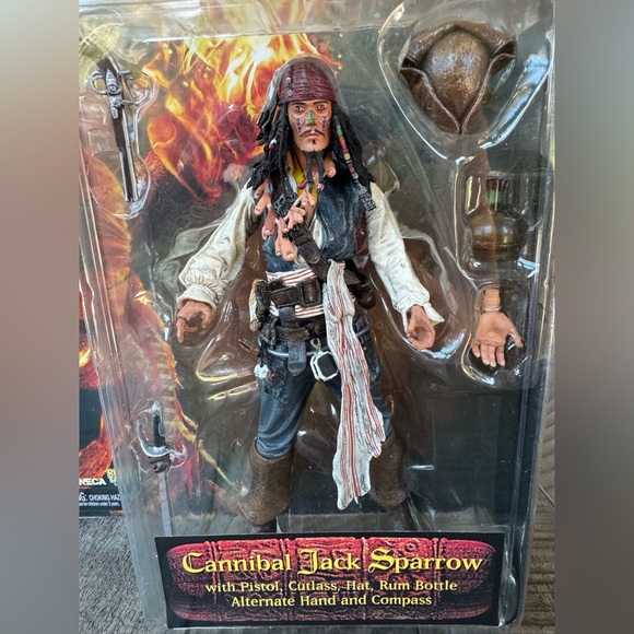 Pirates of the Caribbean Dead Man's Chest - Cannibal Jack Sparrow Action Figure - Picture 2 of 7